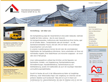 Tablet Screenshot of freund-dach.com